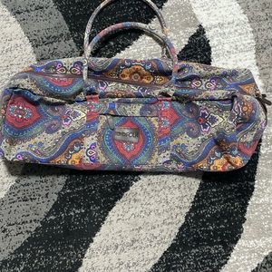 KINDFOLK CANVAS BOHO YOGA MAT CARRIER DUFFLE TOTE BAG 27 X 8 X 7 MINT CONDITION